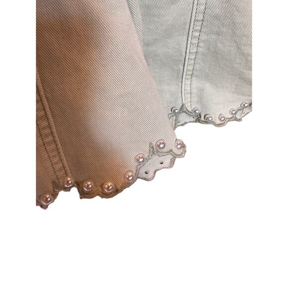 Melanie Lyne Women’s Light Lime Green Scalloped Beaded Hem  Jacket Size 14 - Picture 9 of 9